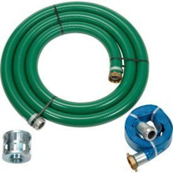 Apache Apache 98128657 2" Trash Pump Hose Kits w/ Aluminum Couplings and Fittings 98128657